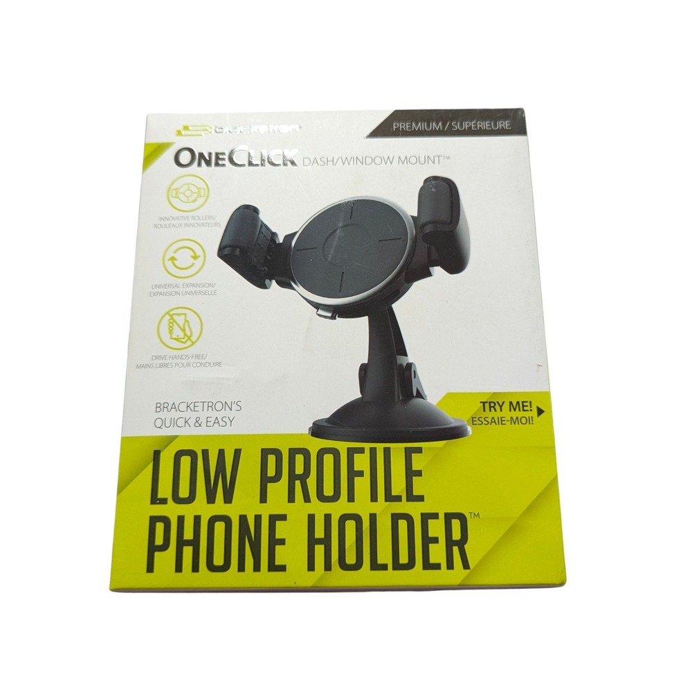 Mm9N Bracketron OneClick Window Or Dash Mount For Devices, Up to 3.5" Universal